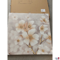 Leinwandbild Flowers Gr&ouml;&szlig;e 80x80 cm in Originalverpackung &ndash; NEU