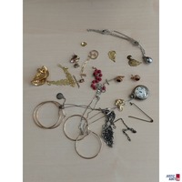 Konvolut aus Modeschmuck unedel