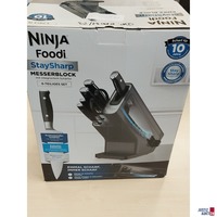 Messerblock mit integriertem Schärfer der Marke NINJA