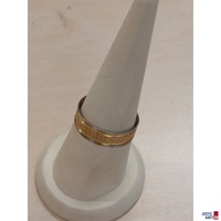 Herren-Ehering Bicolor Wei&szlig;gold&sol;Gelbgold 585&permil; punziert 3&comma;7 g Gr&ouml;&szlig;e 70