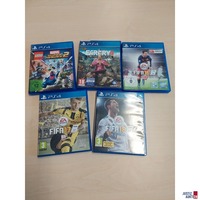 5 diverse Playstation 4 Spiele