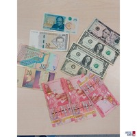 11 St&uuml;ck Banknoten aller Welt Konvolut