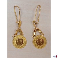 1 Paar Ohrringe orientalisch 900&permil; Gold&comma; 6&comma;1g