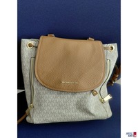 Michael Kors Rucksack beige&sol;wei&szlig;