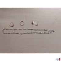 Konvolut Silberschmuck 925 &permil; punziert 30&comma;9 g