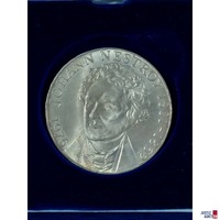 1 St&uuml;ck ATS 100&comma;-- Johann Nestroy in Schatulle