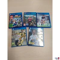 5 diverse Playstation 4 Spiele