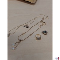 Konvolut an Goldschmuck 585 &permil; punziert