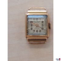 Damenarmbanduhr der Marke Baldor 18 Karat Gelbgold 2 g