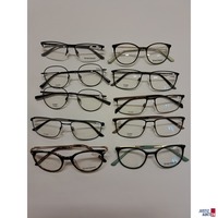 10 diverse Brillenfassungen alle NEU versch. Modelle - Bruno Banini - Vistan Germany - Flextan - Titan