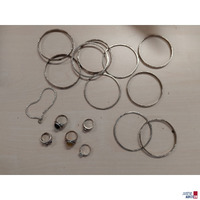 Konvolut an diversen Silberschmuck 925 &permil; punziert - zusammen 176&comma;6 g