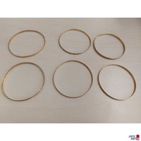 6 Armreifen 585 ‰ Gelbgold punziert
