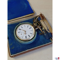 Taschenuhr mechanisch Gelbgoldgeh&auml;use 14 Karat