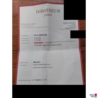 Ein Pfandschein des Dorotheums Wien