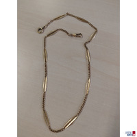 Taschenuhrkette 585 &permil; Gelbgold amtspunziert
