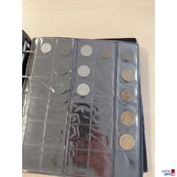 Sammelalbum mit diversen Kursgeld und Silberm&uuml;nzen