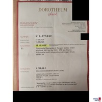 Ein Pfandschein des Dorotheums Wien