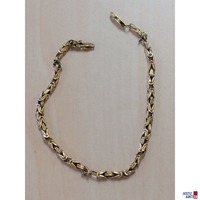 Armband Königskette hohl 585 ‰ punziert defekt 6,4 g