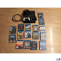PS 4 inkl&period; 2 Controller und 16 Spiele