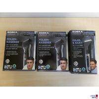 zwei Folienrasierer&comma; ein Haar- und Bartschneider Edeka