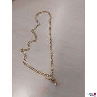 Herrenfigarokette gelbgold mit Anh&auml;nger