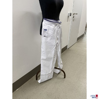 Damen-Hose&comma; mit Rippstrickb&uuml;ndchen
