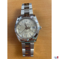 Rolex Oyster &sol; silber Zifferblatt