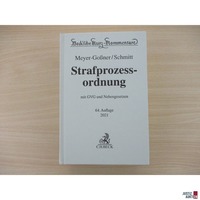 StPO-Kommentar Meyer-Goßner 64. Auflage 2021