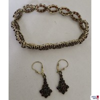 Armband und Ohrringe