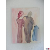 Acryl auf Leinwand, Gemälde Paarlauf II