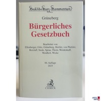 Gr&uuml;neberg&comma; BGB-Kommentar&comma; 84&period; Auflage 2025