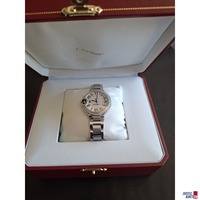 Damenarmbanduhr Cartier Ballon Bleu de Cartier mit Box