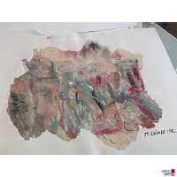 Bilder Konvolut von 4 Gouachen ca. 70x60 cm Gouache auf Papier