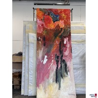 Bild ohne Titel 200x82 cm Öl auf Hartfaserplatte 