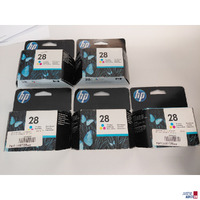 5 Packungen HP Druckerpatronen 28