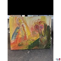 Bild ohne Titel 100x80 cm Öl auf Leinwand