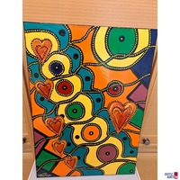 Bild Acryl auf Leinwand Wege des Herzens