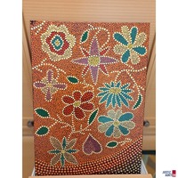 Bild Acryl auf Leinwand Blumenwiese