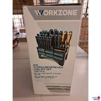 Schrauben Dreh und Bitset &lpar;100 Teilig - Workzone blau&rpar;