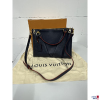 Louis Vuitton Handtasche V Tote MM&comma; Dunkelblau