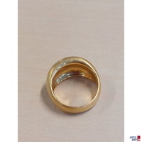 Damenring massiv gelbgold 750&permil; punziert