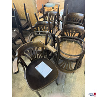 9 St&uuml;ck Bugholz Kaffeehausst&uuml;hle - &lpar;im Stil Thonet