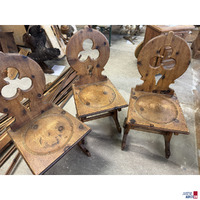 3 Massivholzst&uuml;hle - aus Zirbenholz - Landhausstil - gebraucht
