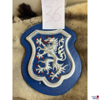 Steirisches Wappen - Gipsfertigung - Polychrom bemalt